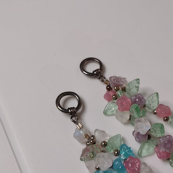 7.5 And 7 Inch Colorful Layered Glass Bead Watch And Bracelet Set - Picture 10 of 14